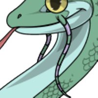 Striped Short Whiskers male mutation of Serpentes