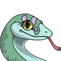 Piebald Head female mutation of Serpentes