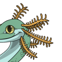 Axolotl Gills male mutation of Serpentes