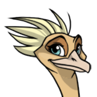 Tuft female mutation of Struthio