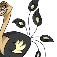 Peacock Tail male mutation of Struthio