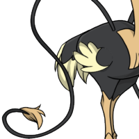 Back Whips female mutation of Struthio