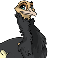 Thick Neck Feathers female mutation of Struthio