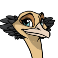 Fluffy Cheeks female mutation of Struthio