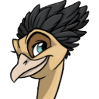 Fluffy Hair male mutation of Struthio