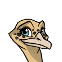 Freckled Head female mutation of Struthio