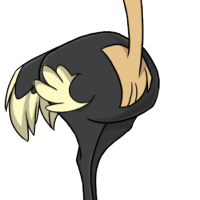 Moa Body female mutation of Struthio