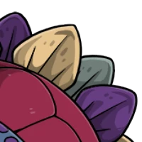 Multicolor Stego Back Spikes male mutation of Testa