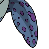 Spotty Fore Flippers female mutation of Testa