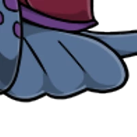 Solid Hind Flippers male mutation of Testa