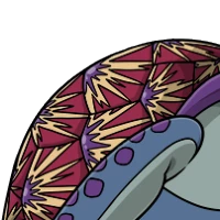 Tricolor Fan Carapace female mutation of Testa