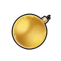 1x Simple Ornament - Gold (sticker) mutation