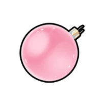 1x Simple Ornament - Pink (sticker) mutation