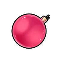 1x Simple Ornament - Deep Pink (sticker) mutation