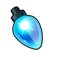 1x Festive Light - Blue (sticker) mutation