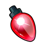 1x Festive Light - Red (sticker) mutation